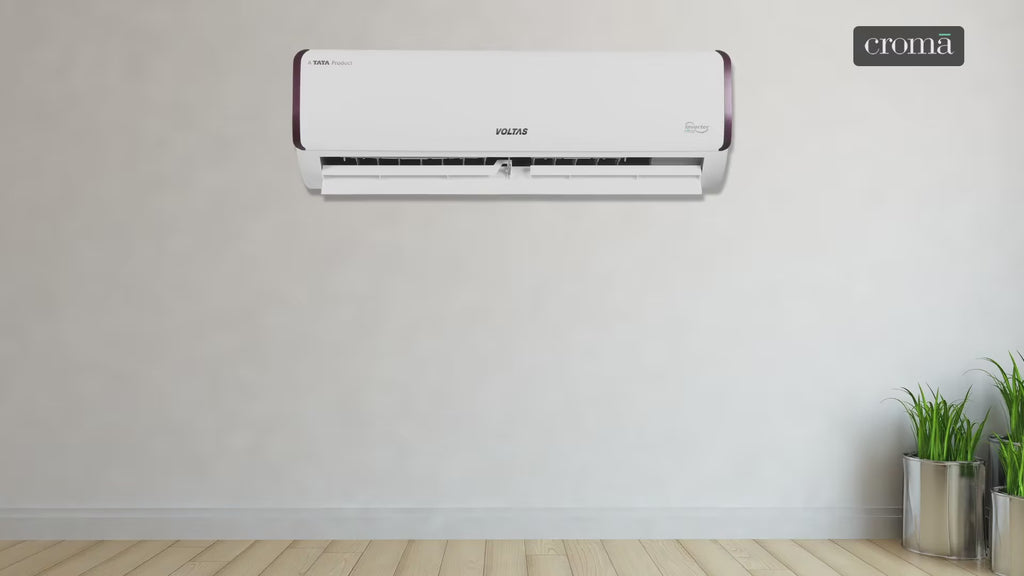 VOLTAS 163V Vectra Pearl 4 in 1 Convertible 1.3 Ton 3 Star Inverter Split AC with Anti Dust Filter ( Copper Condenser, 4503543)