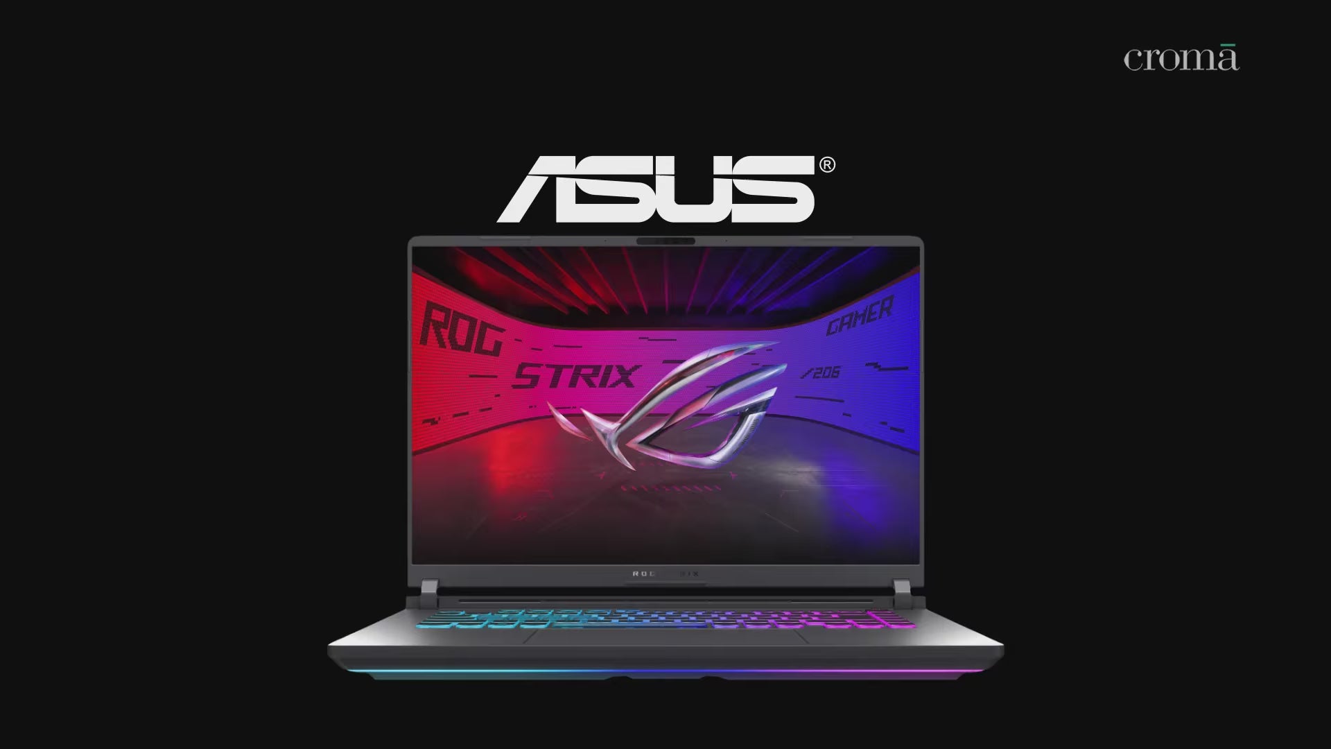 ASUS ROG Strix G16 G615LM-S5128WS Intel Core Ultra 9 Gaming Laptop (16GB, 1TB SSD, Windows 11 Home, 8GB Graphics, 16 inch 240 Hz 2.5K WQXGA IPS Display, NVIDIA GeForce RTX 5060, MS Office Home 2024, Eclipse Gray, 2.65 KG)