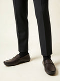 SOLEPLAY Dark Brown Solid Leather Loafers