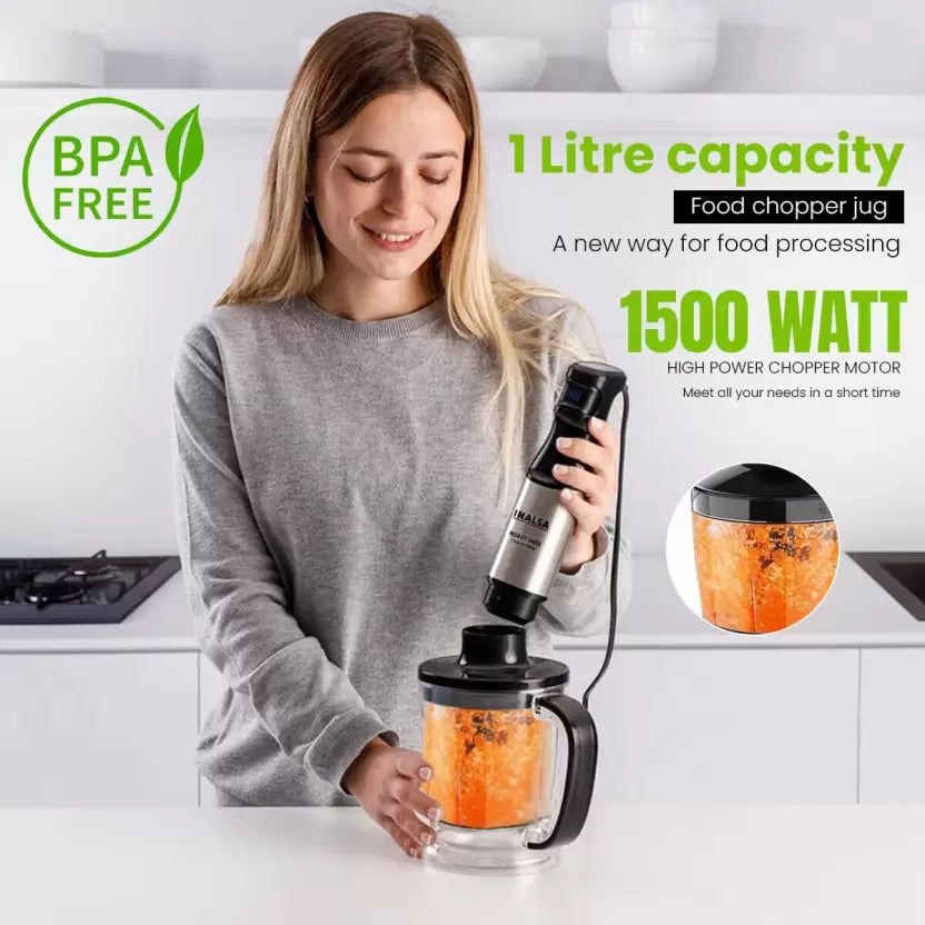 Inalsa Hand blender Robot inox 1500 stepup