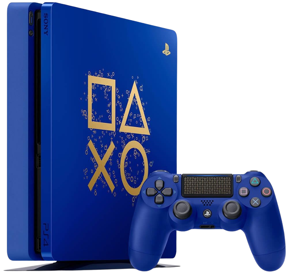 Sony PlayStation PS4 Slim 1TB Days of Play Blue Limited Edition