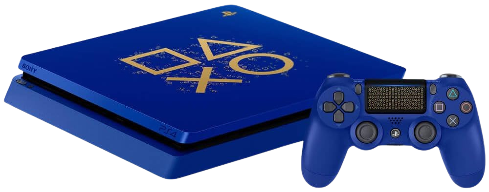 Sony PlayStation PS4 Slim 1TB Days of Play Blue Limited Edition