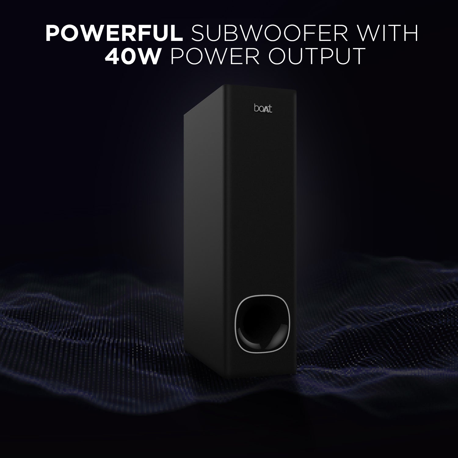 boAt Aavante 1200 | 80W Home Theatre with 40W RMS Soundbar, Smart Integrated Control, High Fidelity Stereo Sound