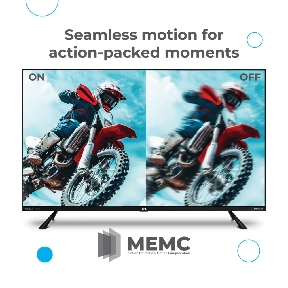 BPL 139.7 cm (55 inch) Onkyo Home Theatre QLED TV, Black, 55QF5540