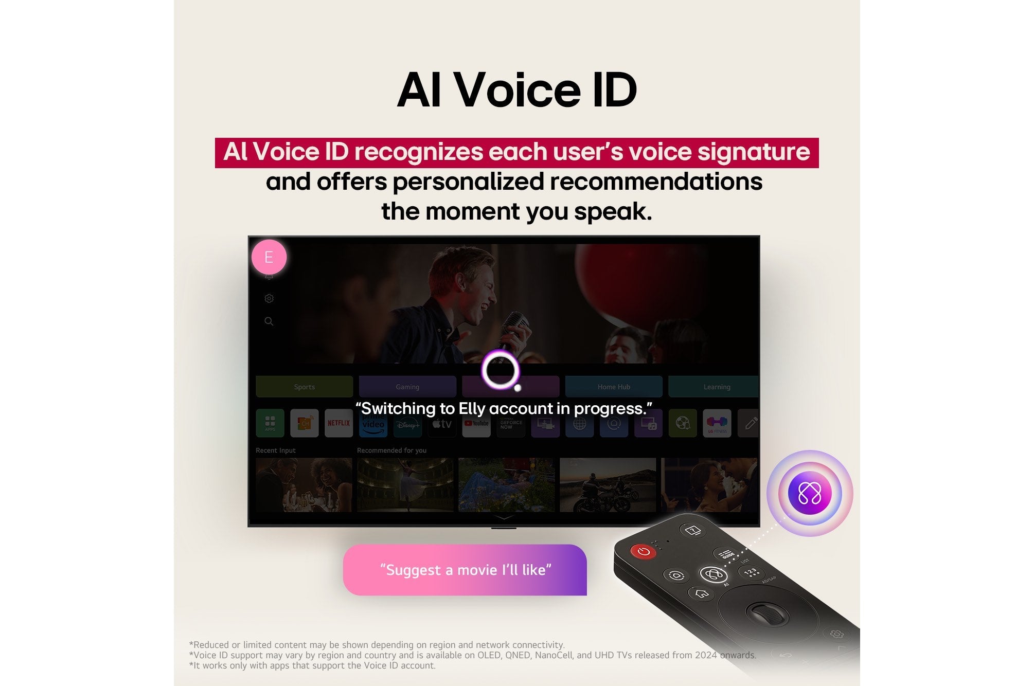 LG 164 cm (65) 4K UHD AI TV (UA8300), AI Processor Gen8, FILMMAKER MODE ™, with Dolby Atmos 2025