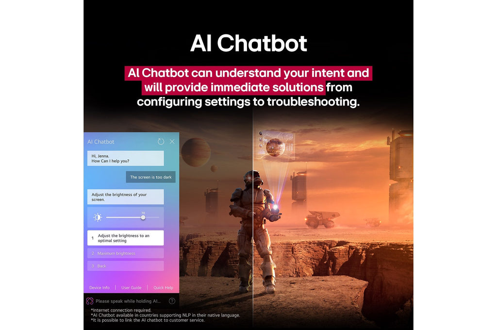 LG 164 cm (65) 4K UHD AI TV (UA8300), AI Processor Gen8, FILMMAKER MODE ™, with Dolby Atmos 2025
