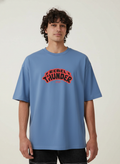 Men Oversized Cotton Printed T-Shirt