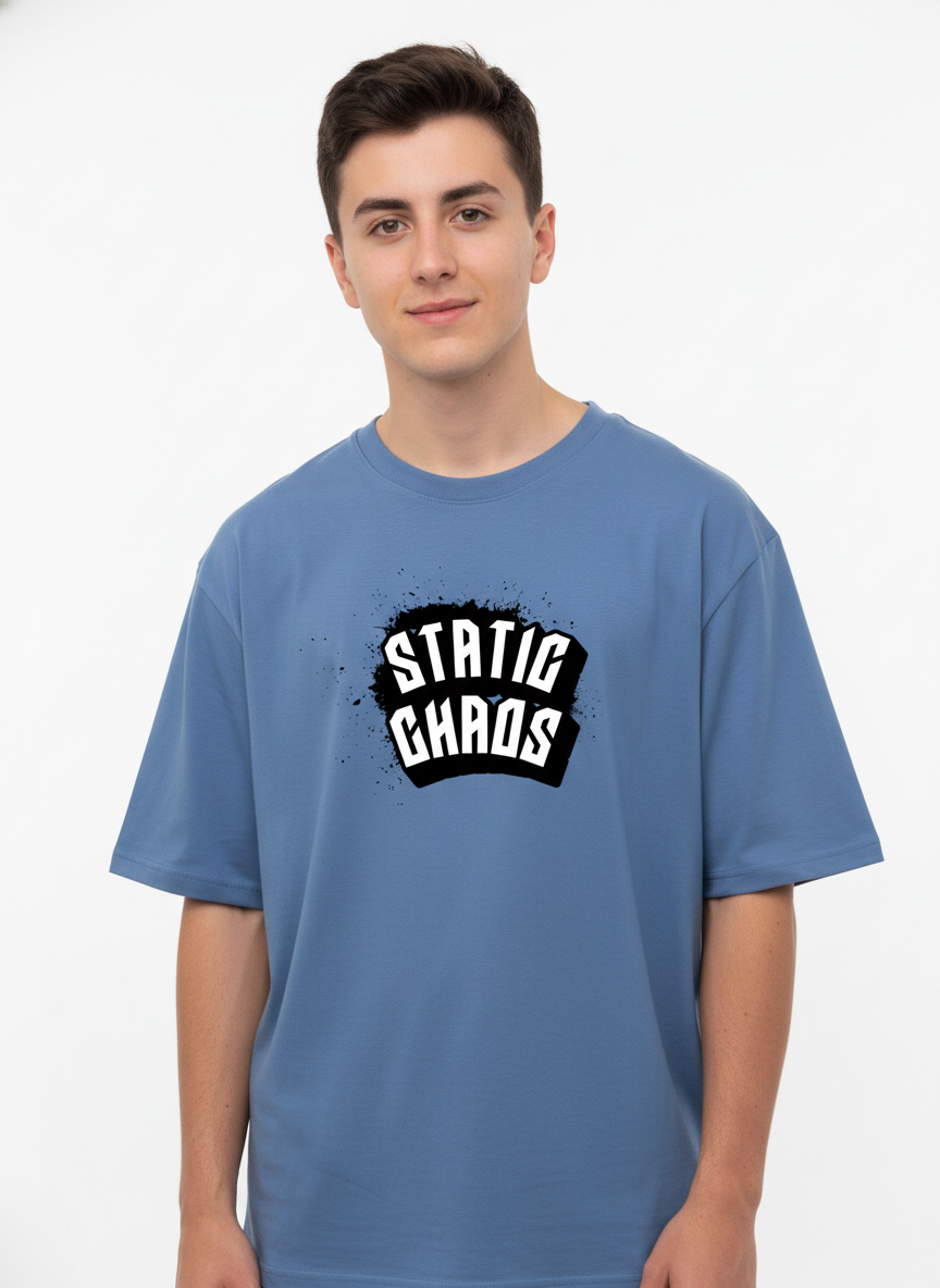 Men Oversized Cotton Printed T-Shirt