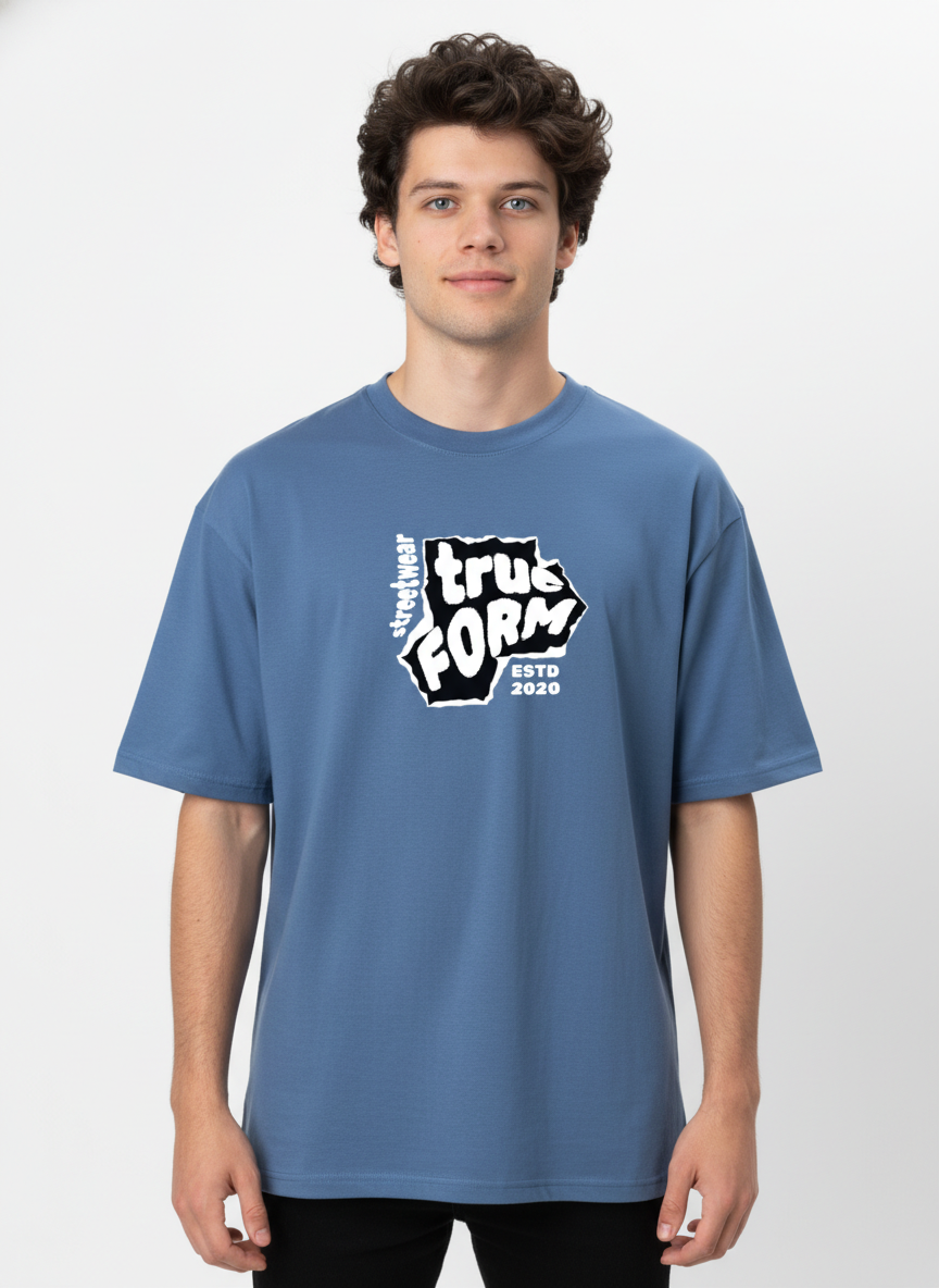 Men Oversized Cotton Printed T-Shirt