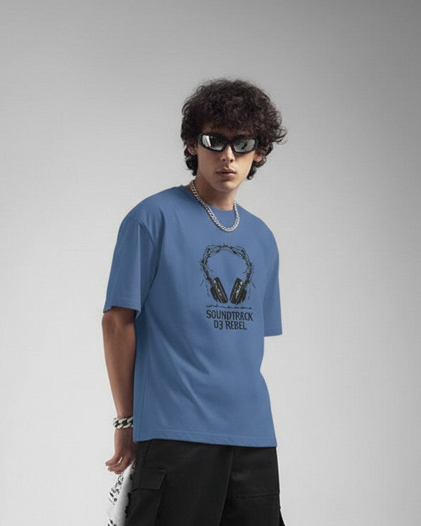 Men Oversized Cotton Printed T-Shirt