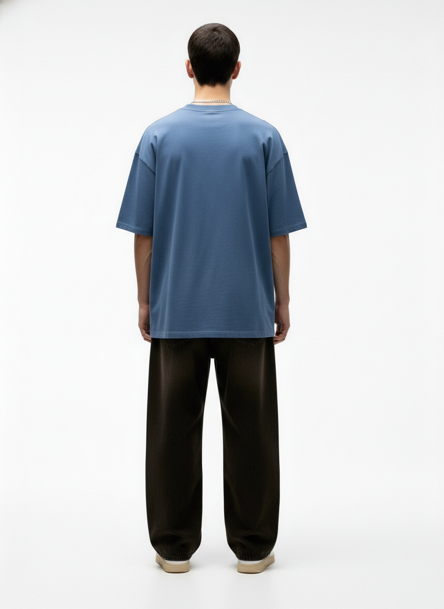 Men Oversized Cotton Printed T-Shirt