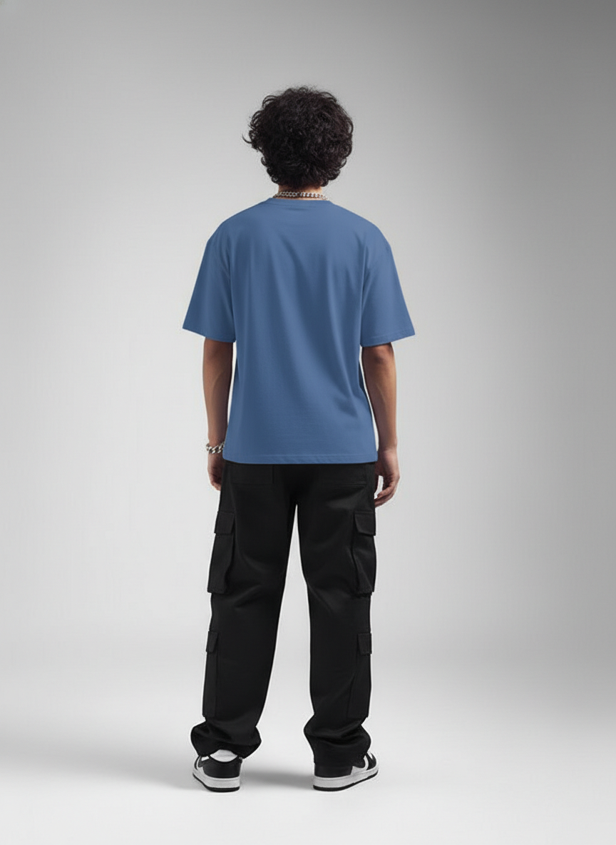 Men Oversized Cotton Printed T-Shirt