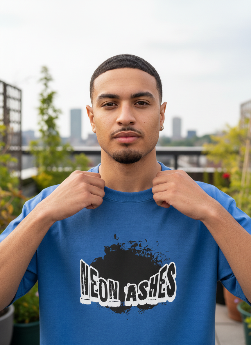 Men Oversized Cotton Printed T-Shirt