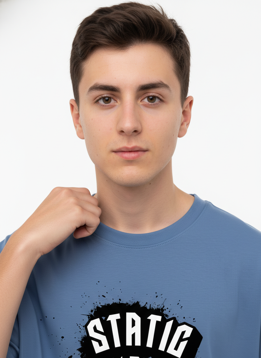 Men Oversized Cotton Printed T-Shirt
