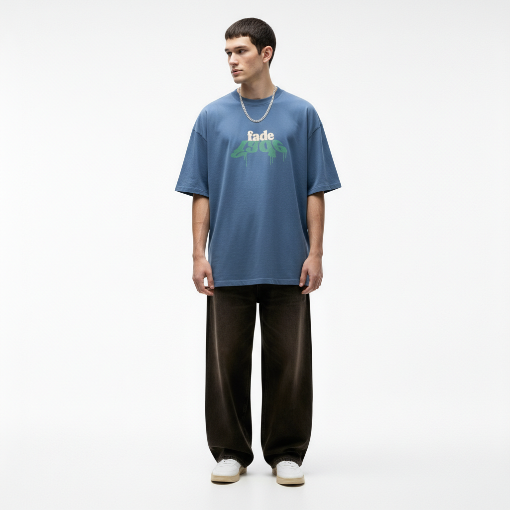 Men Oversized Cotton Printed T-Shirt