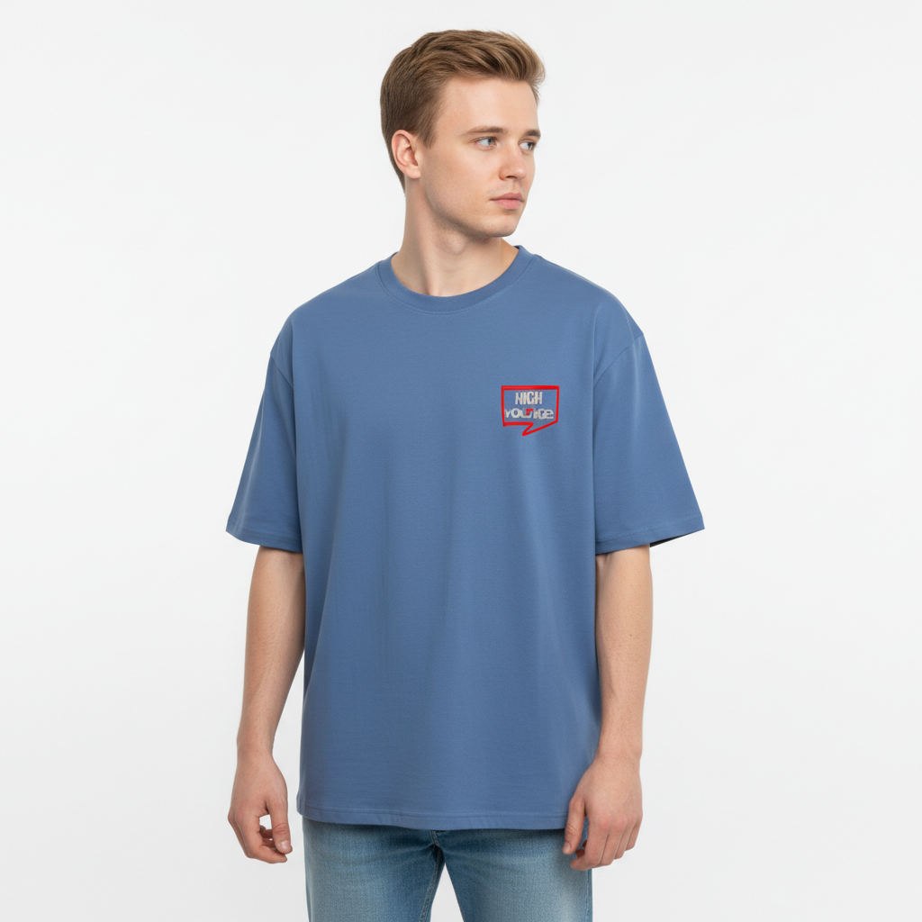 Men Oversized Cotton Printed T-Shirt