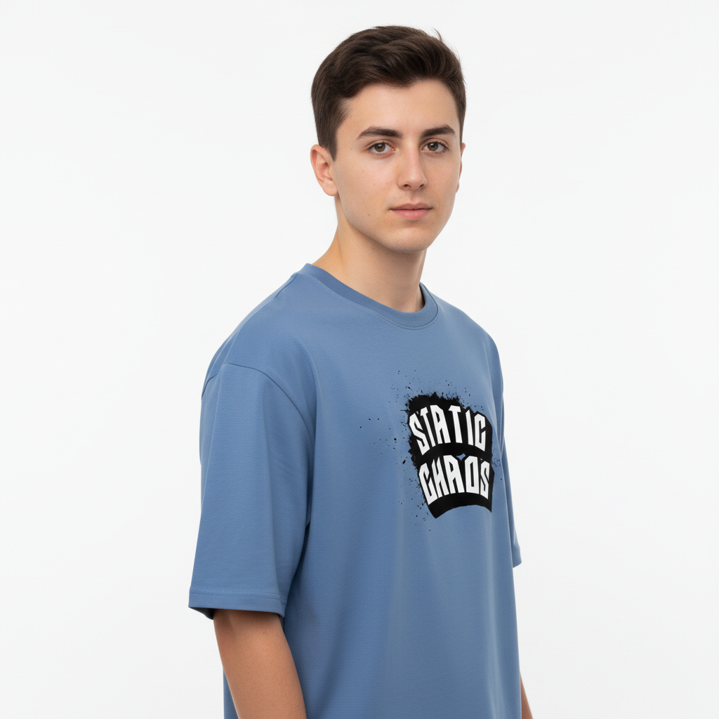 Men Oversized Cotton Printed T-Shirt
