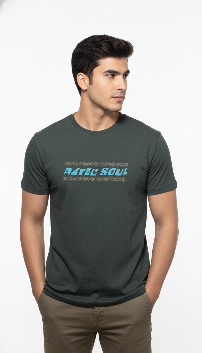 Men Cotton Tribal T-Shirt