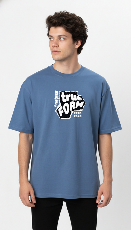 Men Oversized Cotton Printed T-Shirt