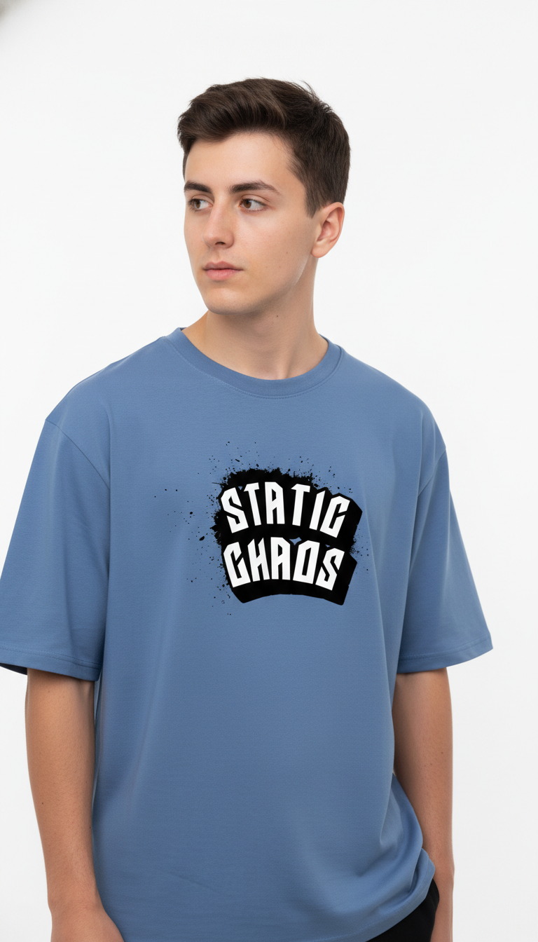 Men Oversized Cotton Printed T-Shirt