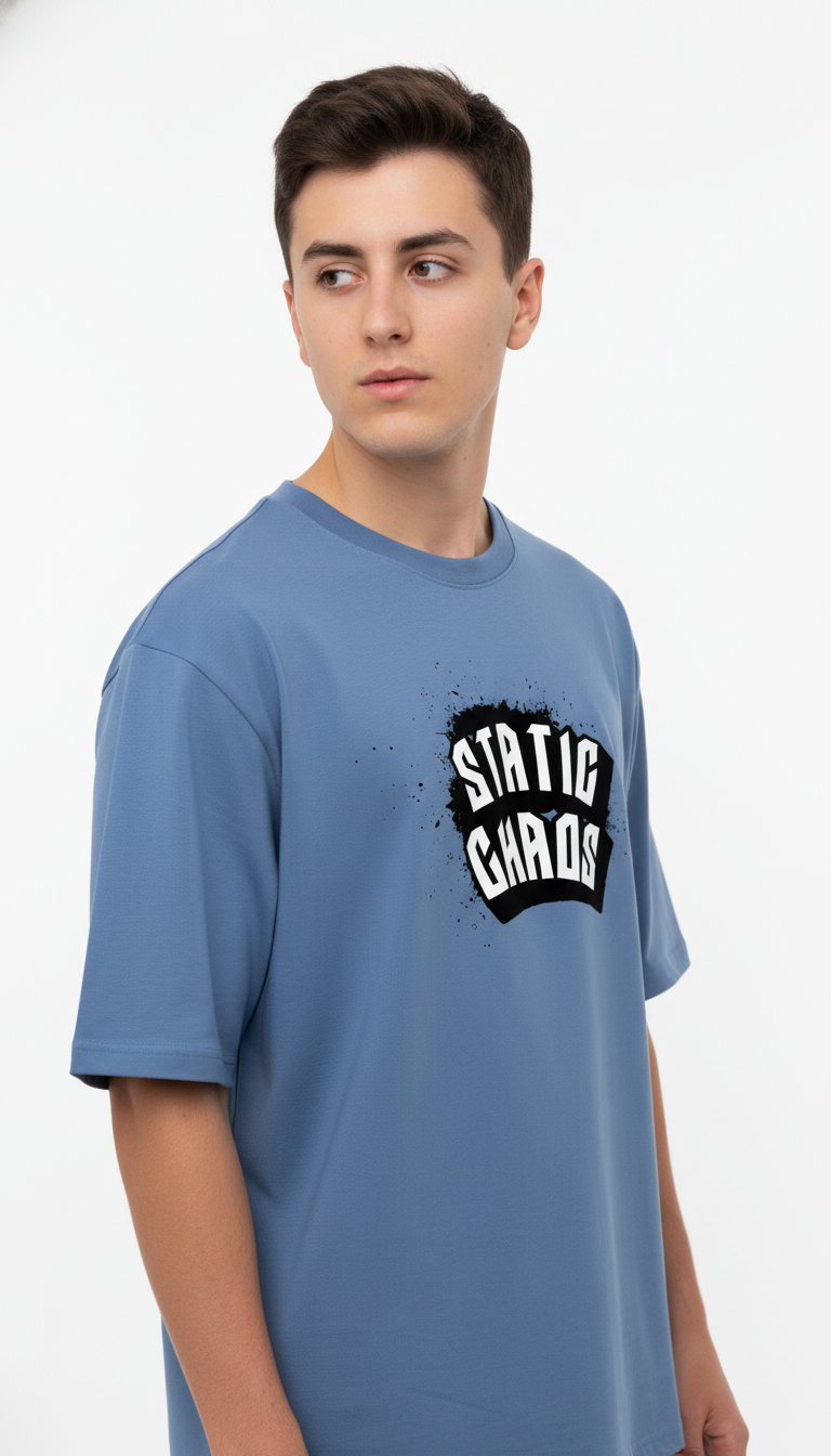 Men Oversized Cotton Printed T-Shirt