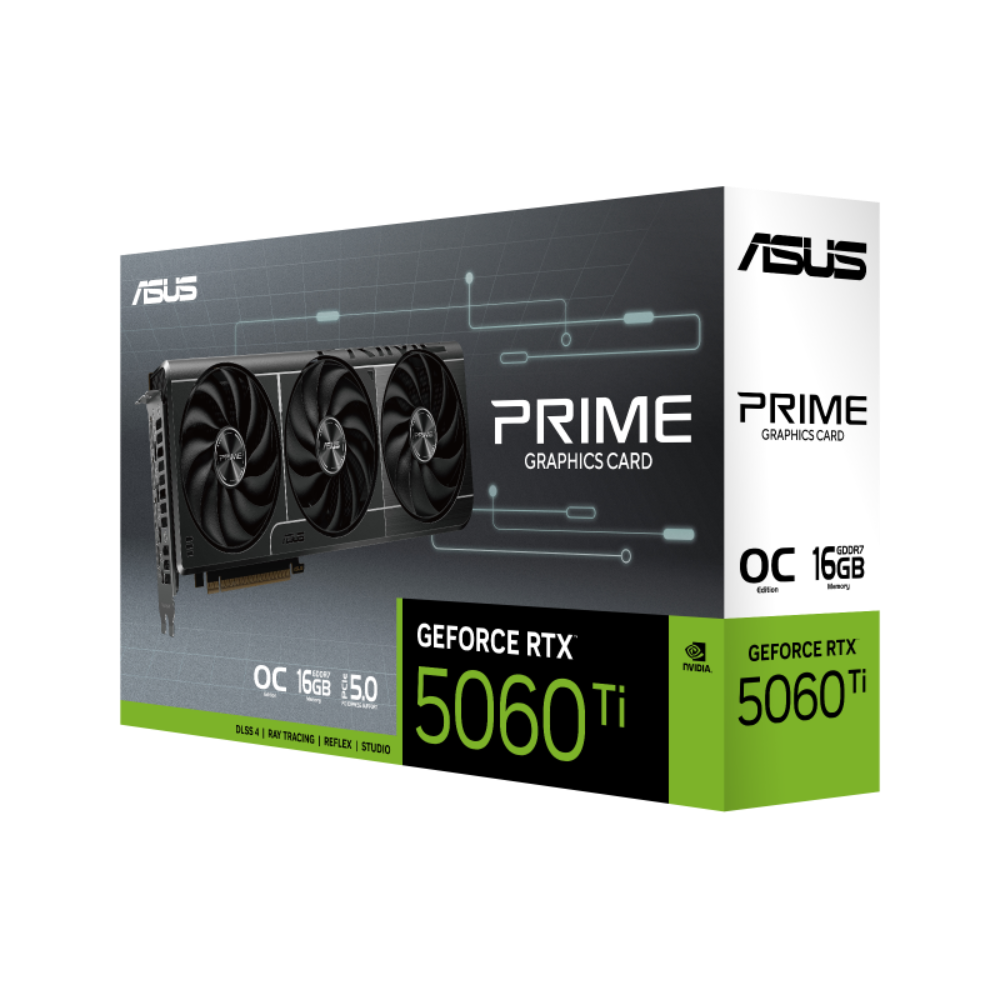ASUS Prime GeForce RTX 5060 Ti OC Edition 16GB NVIDIA Graphic Card