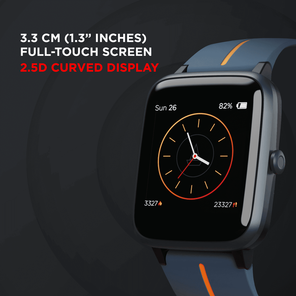 boAt Xplorer Watch | Fitness Smartwatch with 33mm Huge Display, Control The Music & Camera, Heart Rate Monitoring