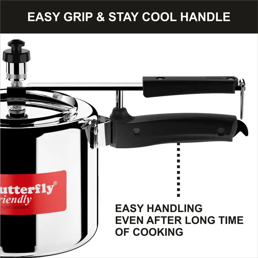 BUTTERFLY INNER LID COOKER FRIENDLY IB HA Hard Anodised 5LTR