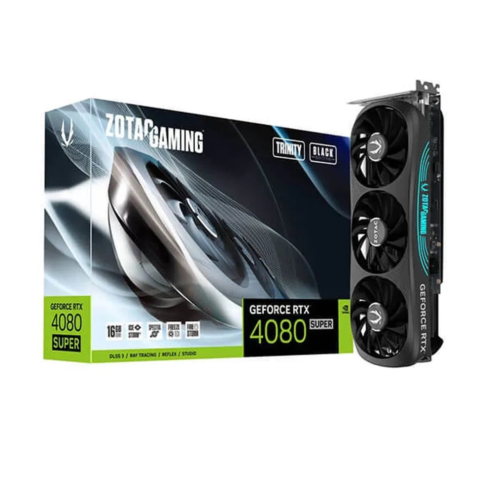 ZOTAC Gaming GeForce RTX 4080 Super Trinity Black Edition 16GB Nvidia Graphic Card